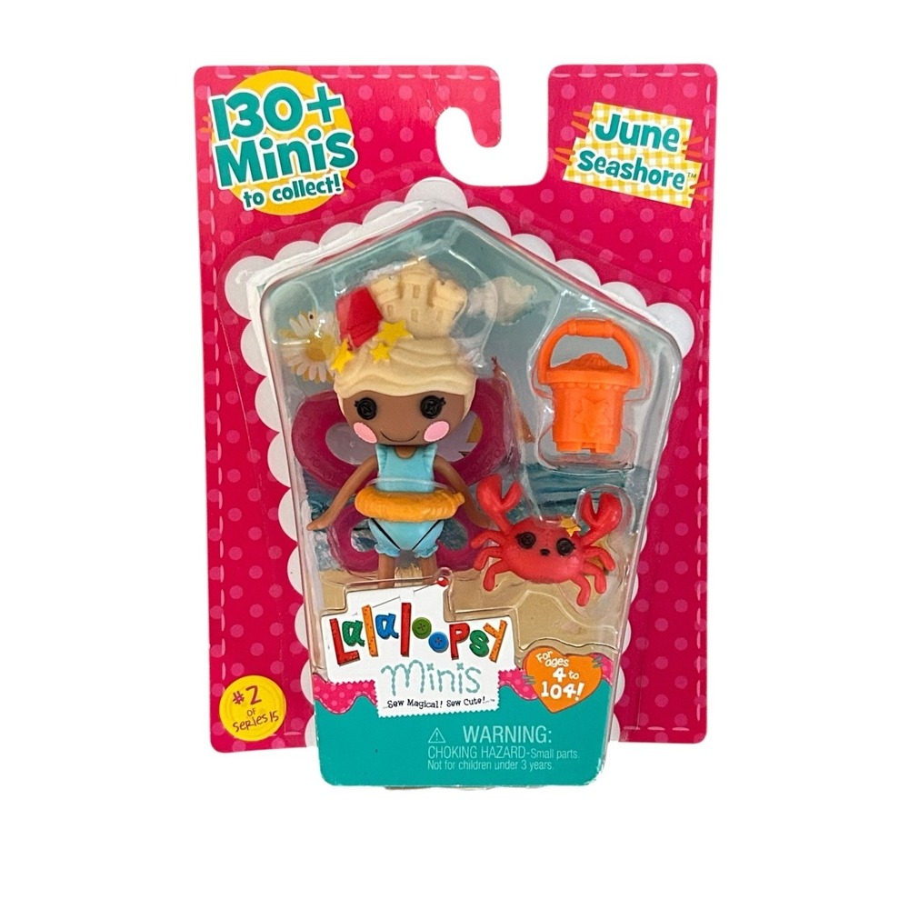 Lalaloopsy Minis Doll June Seashore 2 of Series 15 2015 NEW Seasons Collection